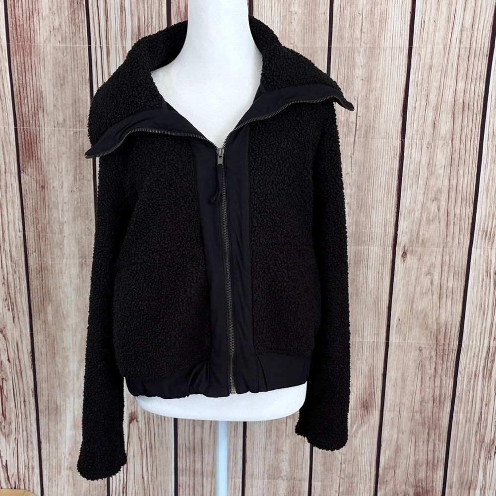 Banana Republic Black Teddy Jacket